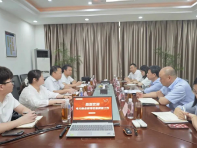 浙江電力協(xié)會領(lǐng)導(dǎo)來我公司調(diào)研指導(dǎo)工作！